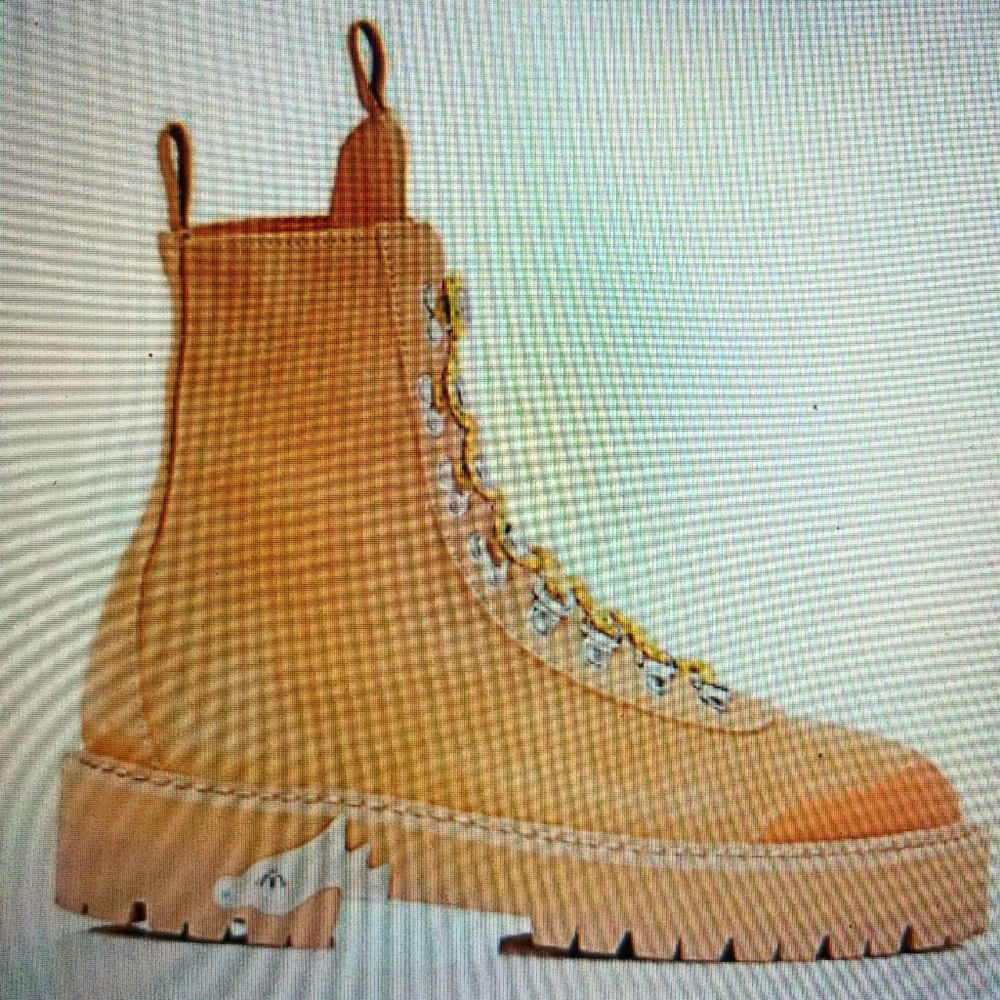 Off-white hiking boots
